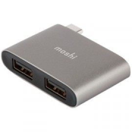 Переходник Moshi USB-C to Dual USB-A серый (99MO084214)