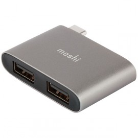 Переходник Moshi USB-C to Dual USB-A серый (99MO084214) 