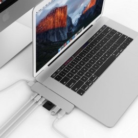 Переходник Hyper Drive PRO USB-C (GN28D-SILVER)