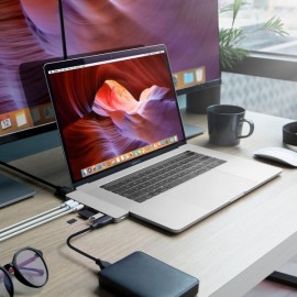 Переходник Hyper Drive PRO USB-C (GN28D-SILVER)