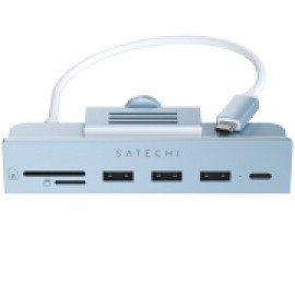 Переходник Satechi Aluminum USB-C Clamp Hub iMac 24 Blue (ST-UCICHB)