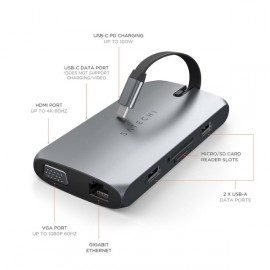 Разветвитель для компьютера Satechi Type-C On-the-Go Multiport Adapter (ST-UCMBAM)