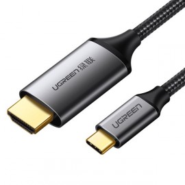 Переходник uGreen MM142 USB-C-HDMI Male-Male Cable Aluminum Shell 