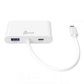 Переходник j5create USB-C HDMI и VGA с USB Type-A 3.0 PD (JCA175)