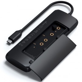 Переходник Satechi USB-C Hybrid Multiport w/SSD Enclosure Black