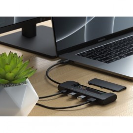 Переходник Satechi USB-C Hybrid Multiport w/SSD Enclosure Black