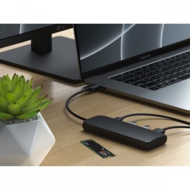 Переходник Satechi USB-C Hybrid Multiport w/SSD Enclosure Black