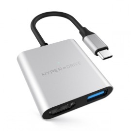 Переходник Hyper Drive 4K HDMI USB Type-C (HD259A-SILVER)