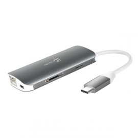 Переходник j5create USB-C HDMI Ethernet USB Type-A 3.1 PD 3.0(JCD383)