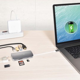 Переходник j5create USB-C HDMI Ethernet USB Type-A 3.1 PD 3.0(JCD383)