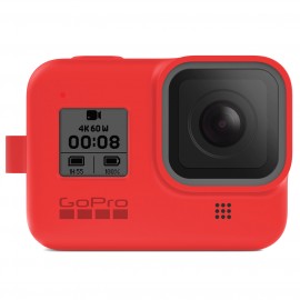 Силиконовый чехол с ремешком GoPro Sleeve + Lanyard HERO8 Red (AJSST-008)