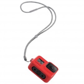 Силиконовый чехол с ремешком GoPro Sleeve + Lanyard HERO8 Red (AJSST-008)