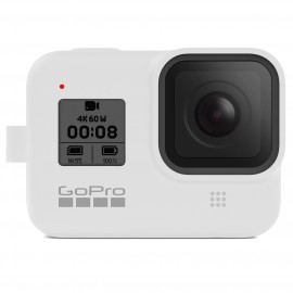 Силиконовый чехол с ремешком GoPro Sleeve + Lanyard HERO8 White (AJSST-002)