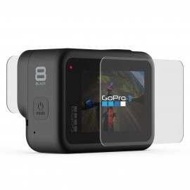 Защитное стекло GoPro HERO8 Temp.Glass Lens+Screen Protect. (AJPTC-001) 