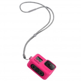 Силиконовый чехол с ремешком GoPro Sleeve + Lanyard HERO8 Neon Pink (AJSST-007)