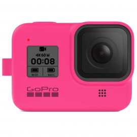 Силиконовый чехол с ремешком GoPro Sleeve + Lanyard HERO8 Neon Pink (AJSST-007)