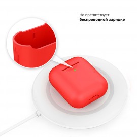 Чехол для AirPods Deppa красный