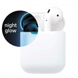 Чехол для AirPods Everstone ES-APC-001 Nightglow белый/синий