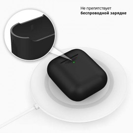 Чехол для AirPods Deppa черный (47005)