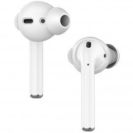 Силиконовые амбушюры для AirPods Deppa Buds белые