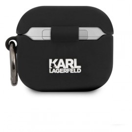 Чехол Karl Lagerfeld для Airpods 3 Silicone With Ring (KLACA3SILCHBK)