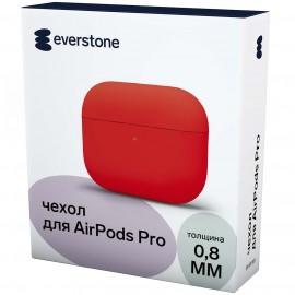 Чехол для AirPods Pro Everstone ES-APC-003 красный 