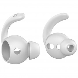 Силиконовые амбушюры для AirPods Deppa Hooks белые