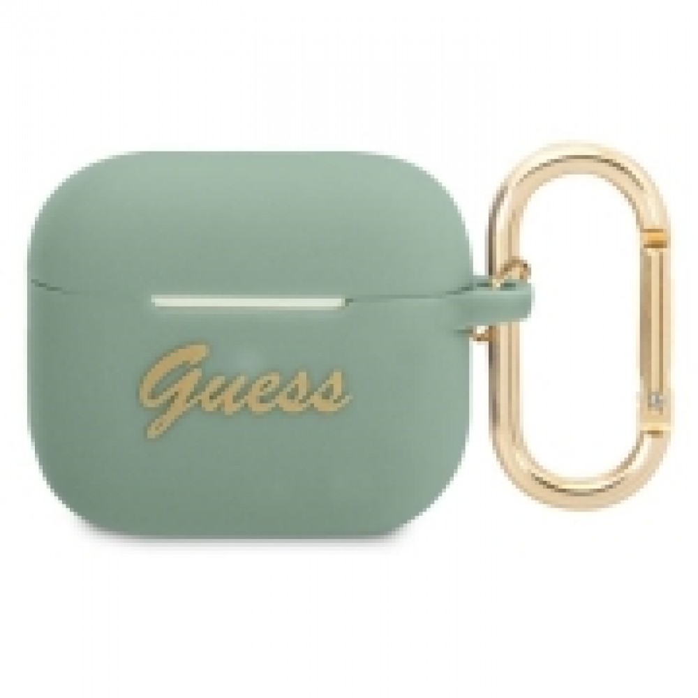 Чехол Guess для Airpods 3 Silicone With carabin (GUA3SLSMN)