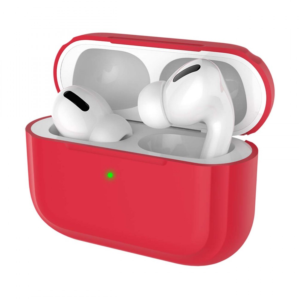 Чехол для AirPods Pro Deppa темно-красный