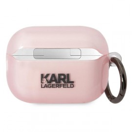 Чехол Karl Lagerfeld для Airpods Pro 2 TPU With Ring (KLAP2HNCHTCP)