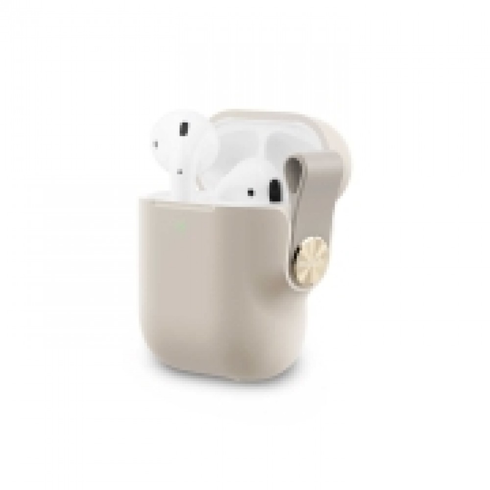 Чехол для наушников Moshi Pebbo AirPods 1st/2ndGen беж.саванна (99MO123161)