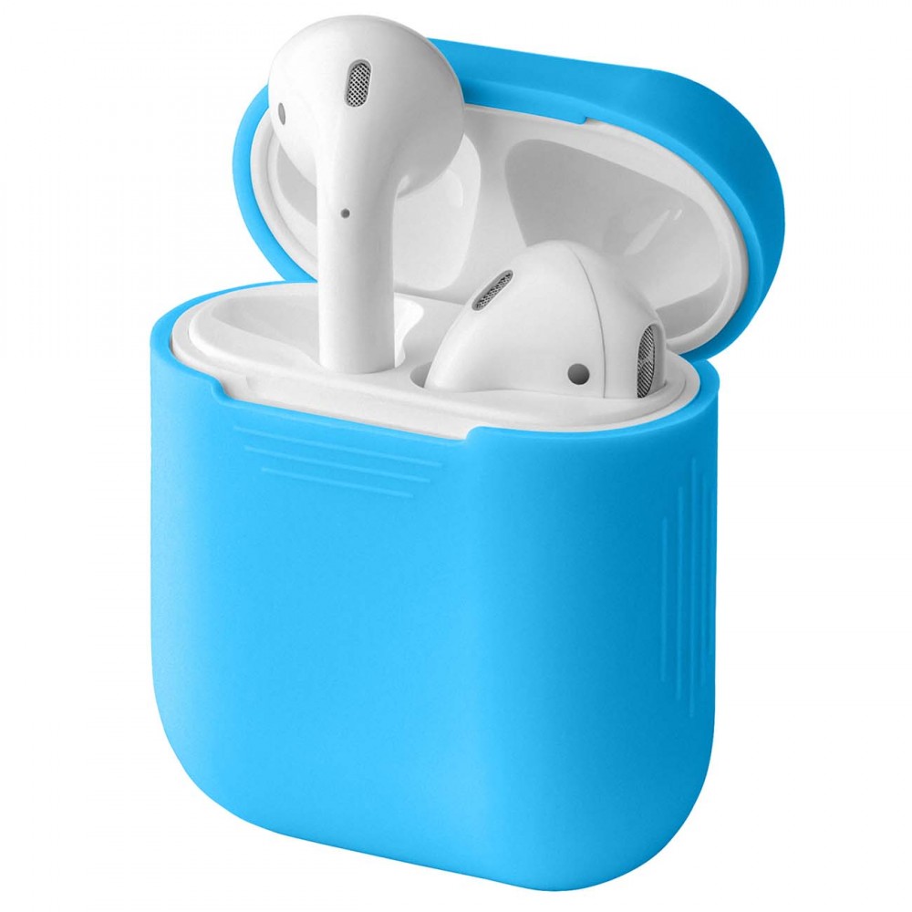 Чехол для AirPods InterStep Силиконовый Blue