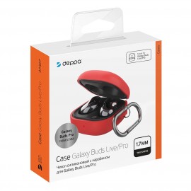 Чехол Deppa Galaxy Buds Live/Pro Red 