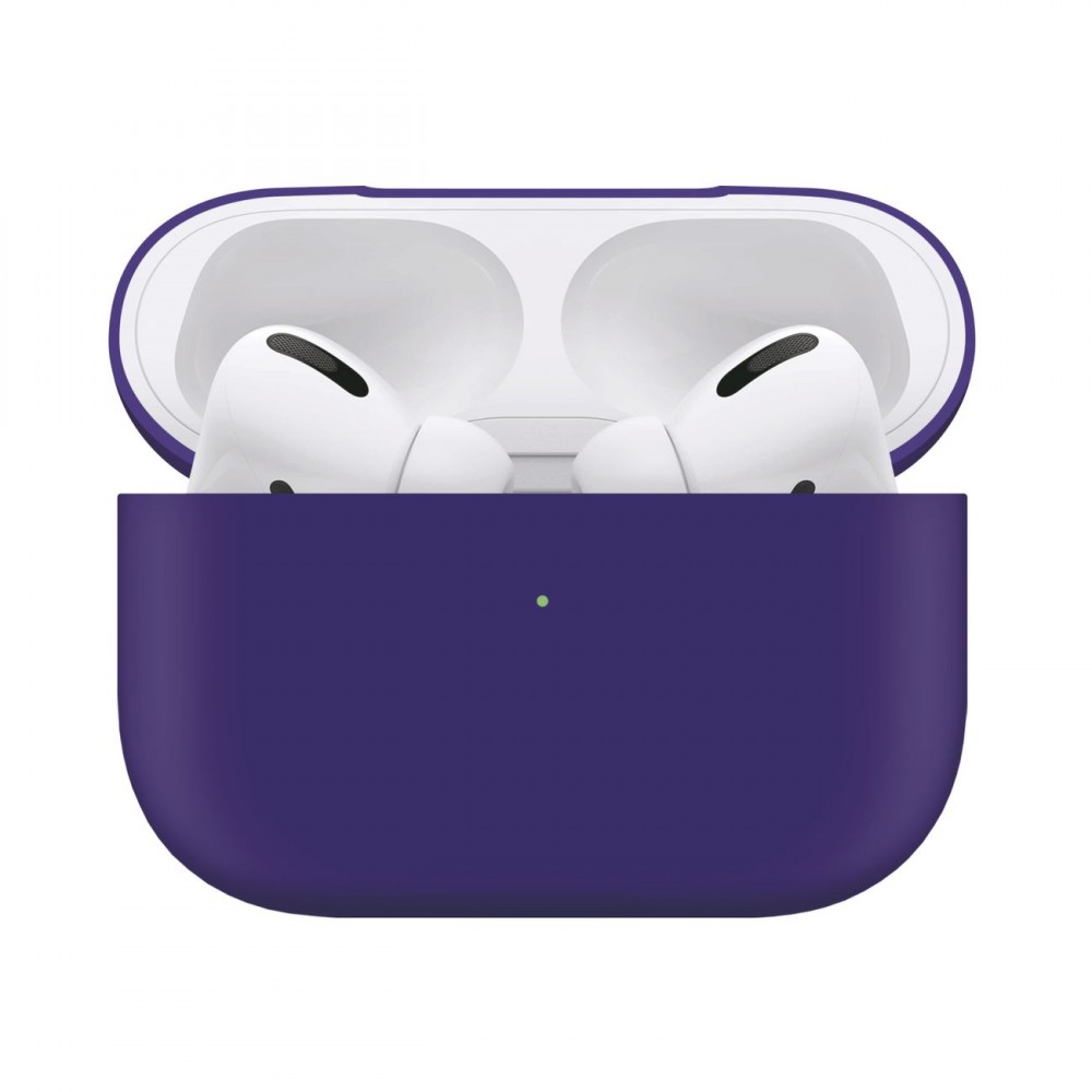 Чехол для AirPods Pro InterStep liquid silicone фиолетовый