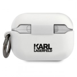 Чехол Karl Lagerfeld для Airpods Pro Silicone With Ring KLACAPSILGLWH