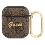 Чехол Guess для Airpods 1/2 PU leather 4G (GUA24GSMW)