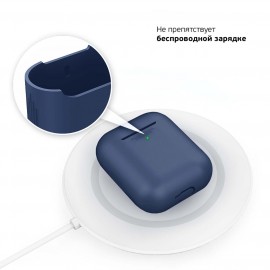 Чехол для AirPods Deppa синий