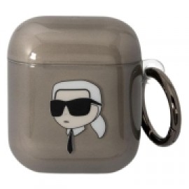 Чехол Karl Lagerfeld для Airpods 1/2 TPU With Ring (KLA2HNIKTCK)