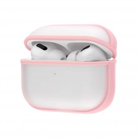 Чехол для футляра AirPods InterStep Muddy View, Pink