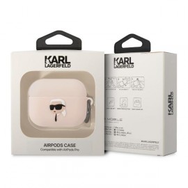 Чехол Karl Lagerfeld для Airpods Pro Silicone With Ring (KLAPRUNIKP)