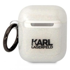 Чехол Karl Lagerfeld для Airpods 1/2 TPU With Ring (KLA2HNKCTGT)