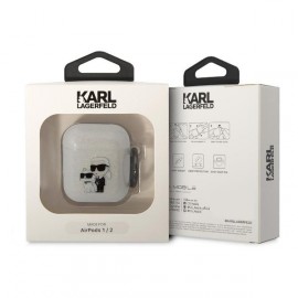 Чехол Karl Lagerfeld для Airpods 1/2 TPU With Ring (KLA2HNKCTGT)