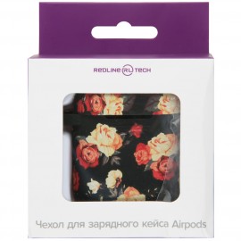 Чехол для AirPods Red Line Space Flower 1