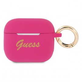 Чехол Guess для Airpods 3 Silicone With Ring (GUA3SSSF) 