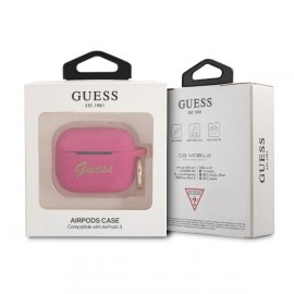 Чехол Guess для Airpods 3 Silicone With Ring (GUA3SSSF)