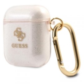 Чехол Guess для Airpods 1/2 TPU With carabin (GUA2UCG4GD)