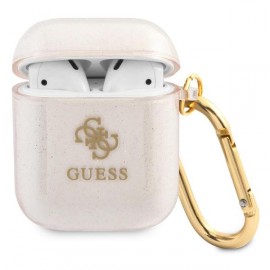 Чехол Guess для Airpods 1/2 TPU With carabin (GUA2UCG4GD)