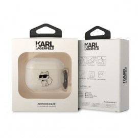 Чехол Karl Lagerfeld для Airpods 3 TPU With Ring (KLA3HNCHTCT)