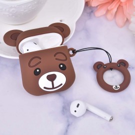 Чехол для AirPods Deppa Brown Bear