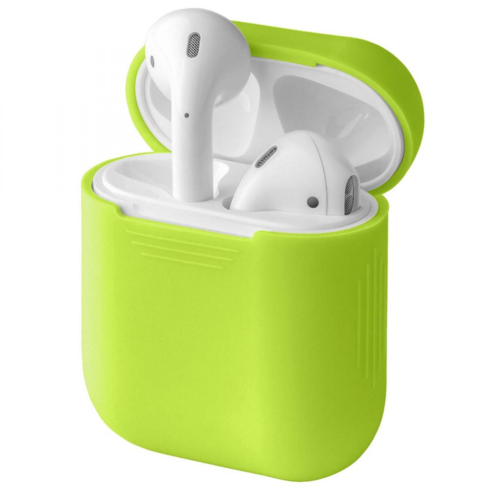 Чехол для AirPods InterStep Силиконовый Light Green